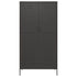 Flores - Wardrobe Anthracite 900 x 500 x 1800 mm Steel